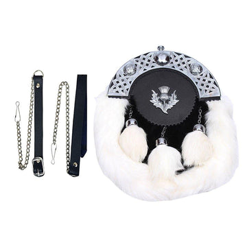 imperial-highland-supplies-rabbit-skin-sporran-white-and-black-with-3-tassels-and-thistle-badge